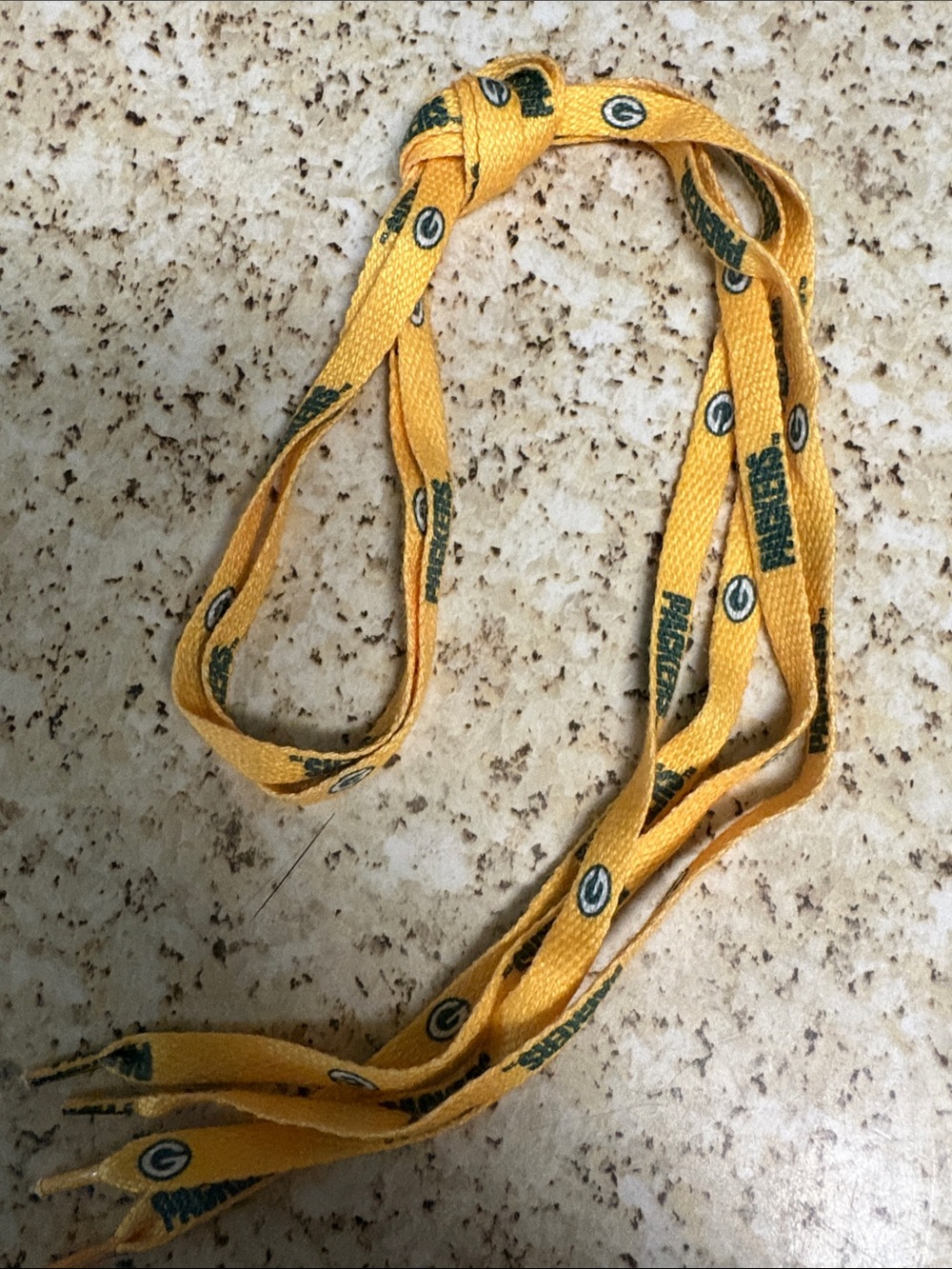 Green Bay Packers Gold Shoe Laces